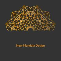 nuovo design del mandala vettore