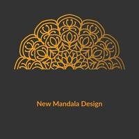 nuovo design del mandala vettore