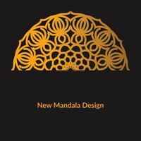 nuovo design del mandala vettore