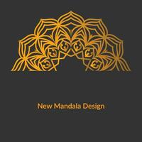 nuovo design del mandala vettore