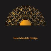 nuovo design del mandala vettore