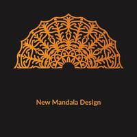 nuovo design del mandala vettore