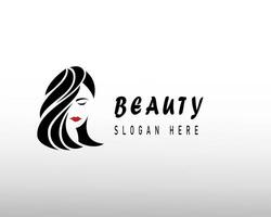 bellezza logo salone logo bellezza salone logo creativo capelli logo moda logo vettore