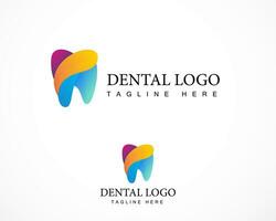 dentale clinica logo. unico. moderno effetto. pulire. icona. vettore. vettore