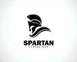 spartano logo design spartano semplice creativo logo vettore spartano nero logo