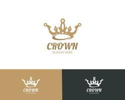 corona creativo logo design modello vettore