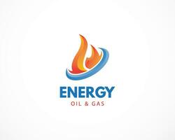 moderno styled logo per olio e gas attività commerciale azienda cura olio gas simbolo creativo vettore