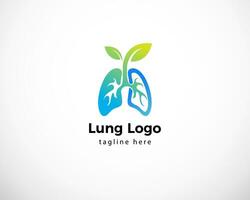 polmone cura logo disegni vettore, natura polmoni logo concetto vettore, polmoni Salute logo modello vettore