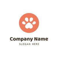 cane logo vettore. animale domestico amichevole logo. animale logotipo concetto. vettore illustrazione.