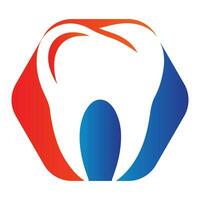 denti dente logo design vettore illustrazione