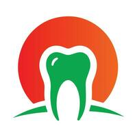 denti dente logo design vettore illustrazione