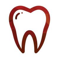 denti dente logo design vettore illustrazione