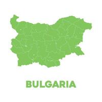 dettagliato Bulgaria carta geografica vettore