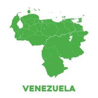dettagliato Venezuela carta geografica vettore
