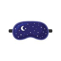 maschera per dormire vestiti divertenti pigiama party riposo relax collezione di accessori per la notte vettore