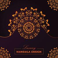 design mandala di lusso. vettore