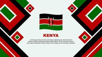 Kenia bandiera astratto sfondo design modello. Kenia indipendenza giorno bandiera sfondo vettore illustrazione. Kenia cartone animato