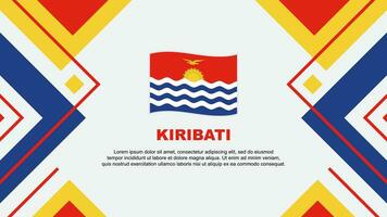 kiribati bandiera astratto sfondo design modello. kiribati indipendenza giorno bandiera sfondo vettore illustrazione. kiribati illustrazione