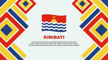 kiribati bandiera astratto sfondo design modello. kiribati indipendenza giorno bandiera sfondo vettore illustrazione. kiribati