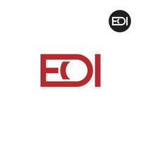 lettera eoi monogramma logo design vettore