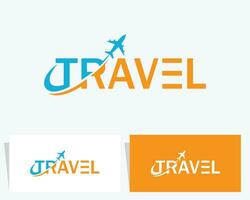 viaggio logo creativo esprimere trasporto attività commerciale logo concetto vettore