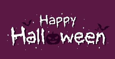 halloween colorato luminoso banner web congratulazioni - vector