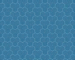 senza soluzione di continuità astratto geometrico y Linee blu modello sfondo vettore