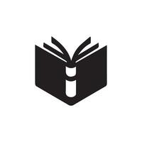 icona del libro. disegno del segno vettore