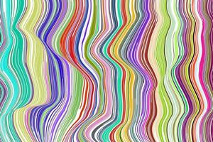 sfondo vettoriale di strisce astratte ondulate colorate