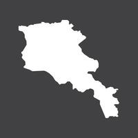 Armenia carta geografica icona vettore modello