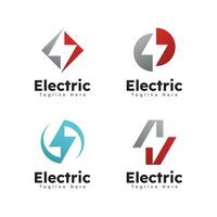 elettrico logo icona simbolo modello design vettore