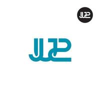 lettera ju2 monogramma logo design vettore