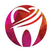 denti dente logo design vettore illustrazione