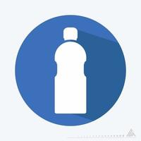 grafica vettoriale di - bottiglia d'acqua - stile piatto