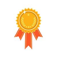 trofeo icona, medaglia icona, vincitore, illustrazione logo semplice design vettore