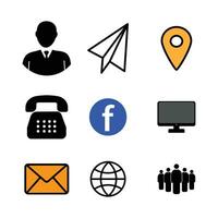 gratuito vettore sociale media icona e loghi impostato design