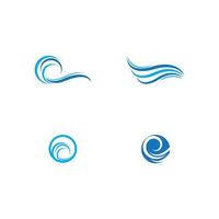 disegno dell'illustrazione di vettore dell'icona dell'onda di acqua