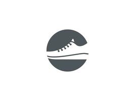 scarpe logo vettore icona illustrazione, logo modello