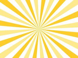 giallo e bianca raggio di sole, raggio di sole, sfondo, modello con copia spazio vettore