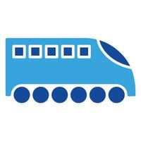 treno icona o logo illustrazione glifo stile vettore