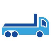 camion icona o logo illustrazione glifo stile vettore