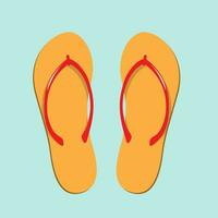 Flip flop piatto vettore illustrazione