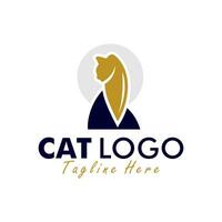 gatto animale illustrazione logo vettore