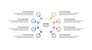 dos e non fare, confronto grafico Infografica modello design vettore