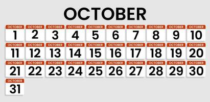 trimestre calendario modello per 2024. parete calendario griglia nel minimalista stile. di partenza a partire dal 1 per 30. ultimo calendario per tutti mesi vettore