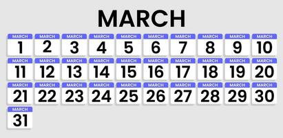 trimestre calendario modello per 2024. parete calendario griglia nel minimalista stile. di partenza a partire dal 1 per 30. ultimo calendario per tutti mesi vettore