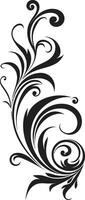 floreale splendore decorativo emblema icona giardino armonia floreale vettore emblema