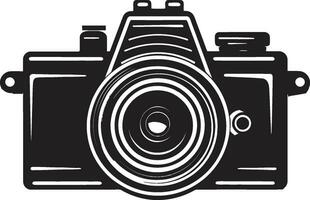 lenscraft elegante vettore telecamera simbolo otturatore elegante telecamera vettore emblema