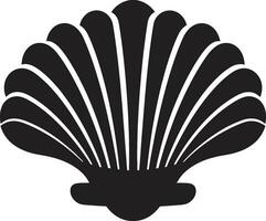 costiero elegante logo design vettore mollusco serenata iconico emblema design