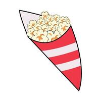 Popcorn cinema illustrazione vettore